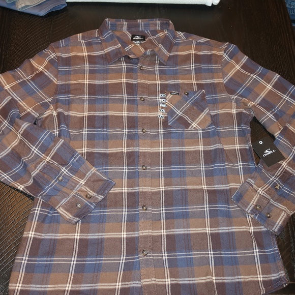 Oneill Long sleeve button up-Plaid - Picture 2 of 6